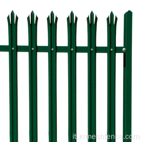 Recinzione H Palisade H Post rivestita a polvere per giardino